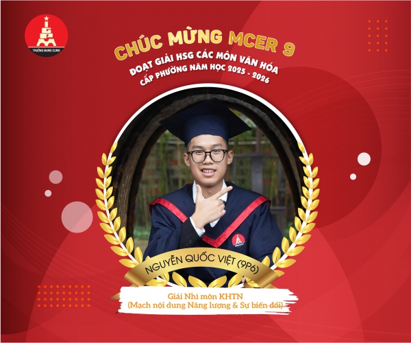 THCS-VP | CH&Uacute;C MỪNG C&Aacute;C MCER 9 XUẤT SẮC CHINH PHỤC KỲ THI HSG CẤP PHƯỜNG&nbsp;